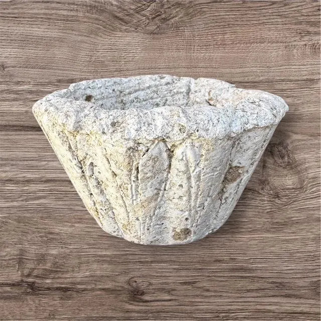 Mini Hypertufa Pots - Small Hand-Poured Rustic Stone Planters-N22020