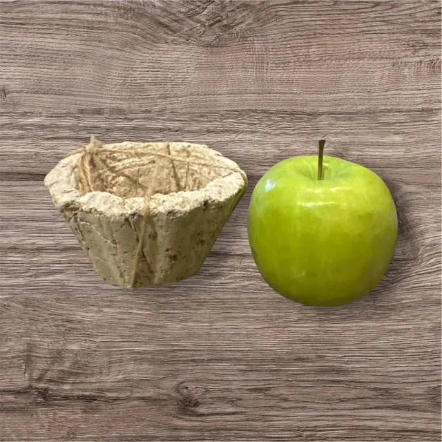 Mini Hypertufa Pots - Small Hand-Poured Rustic Stone Planters-N22020